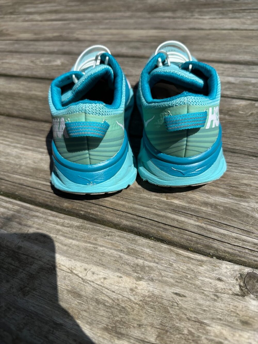 Hoka Arahi 4 Running Shoes Womens Size 8.5 D Blue Sneakers Tennis Shoes Wide - Picture 3 of 11